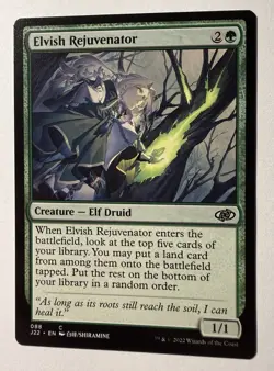 MTG Jumpstart 2022 ANIME C Elvish Rejuvenator #088 J22 - Image 1