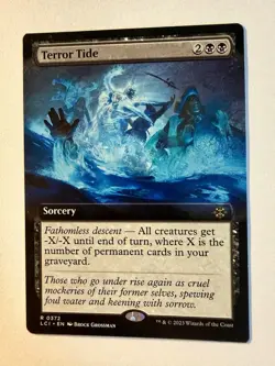 Terror Tide (Extended Art) R The Lost Caverns of Ixalan 372 NM MTG - Image 1