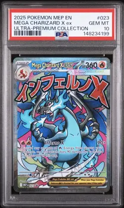 Pokemon TCG Mega Charizard X EX Ultra Premium Collection #023 PSA 10 - Image 1