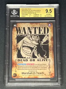 One Piece Card Marshall.D.Teach (OP09-093) BGS 9.5 Emperors in the New World - Image 1