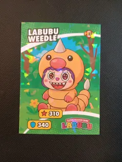 Labubu Weedle Pokemon Labubu Cards Trading Game Card Peru US Seller MINT - Image 1