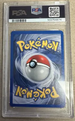 Pokemon TCG Blaine's Moltres 1/132 1st Edition Gym Heroes 2000 PSA 9 SWIRL - Image 3
