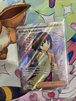 Pokemon TCG Scarlet & Violet Trainer Supporter Erika's Invitation 196/165 - Image 1