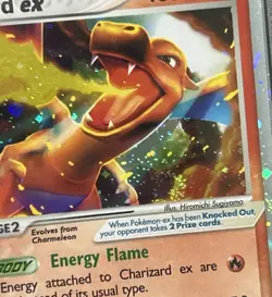Pokemon EX FireRed & LeafGreen Charizard Holo #105/112 PSA 7 SWIRL (FRESH CERT)! - Image 3