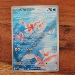 Pokemon TCG Goldeen 087/084 Illustration Rare IR Pitch Black M/NM - Image 1