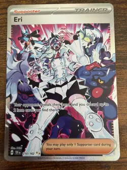 Pokemon Eri 210/162 Special Illustration Rare Temporal Forces Pokemon Holo NM - Image 1