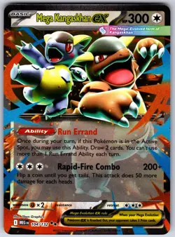 Pokemon TCG ME: Mega Evolution Promo Mega Kangaskhan ex 025 Holo NM - Image 1