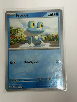 Froakie 39/142 Common Stellar Crown Pokemon Reverse Holo Near Mint - Image 1