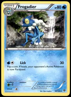 Frogadier 40/146 Uncommon XY Pokemon Near Mint - Image 1