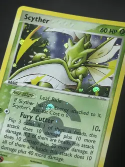 Scyther EX FireRed & LeafGreen Reverse Holo Rare Pokemon TCG - MINTY - Image 2