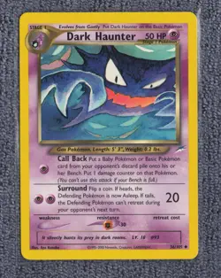 Dark Haunter - Neo Destiny - 36/105 - Pokemon TCG WOTC - LP+ - Image 1