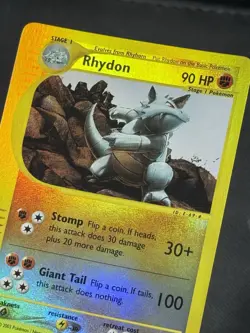 Rhydon Skyridge 29/144 E-Series Reverse Holo Pokemon TCG - MINTY - Image 3