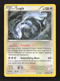 Lugia 78/124 Rare Fates Collide Pokemon Near Mint - Image 1