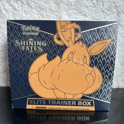 Pokemon Shining Fates Elite Trainer Box ETB NO PACKS - Image 1
