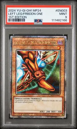 2024 1ST EDITION #EN003 LEFT LEG OF THE FORBIDDEN ONE PSA 9 - Image 1