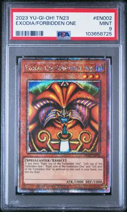 2023 #EN002 EXODIA THE FORBIDDEN ONE PSA 9 - Image 1