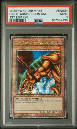 2024 1ST EDITION #EN004 RIGHT ARM OF THE FORBIDDEN ONE PSA 9 - Image 1