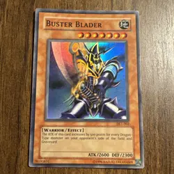 Buster Blader DL1-002 Super Rare Duelist League Promo Yu-Gi-Oh Limited LP - Image 1