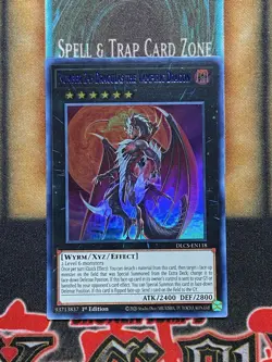 Yugioh Number 24: Dragulas the Vampiric Dragon DLCS-EN118 Ultra 1st Ed BLUE NM - Image 1