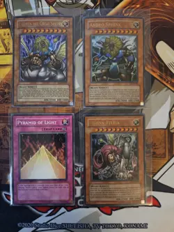 YUGIOH THEINEN THE GREAT SPHINX + ANDRO + TELEIA EP1 ULTRA + PYRAMID OF LIGHT - Image 1