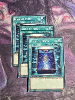3x Book of Moon 1st Edition Common Mixed Sets Yu-Gi-Oh! - Image 1