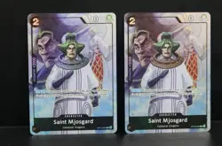 (2) Set Of Saint Mjosgard OP13-092 Premium Card Best Selection Vol. 6 ONE PIECE - Image 1