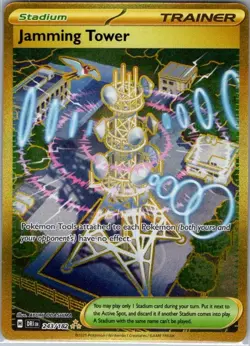 Jamming Tower 243/182 SV10: Destined Rivals - Pokemon Card - NM - Image 1