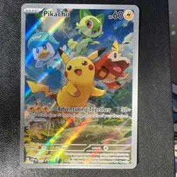 Pikachu Promo Card 027 SV Scarlet and Violet - Image 1