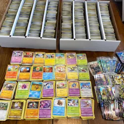50x Pokemon Card Bundle TCG Rare Holo 100% Genuine Pokemon Cards 1x V Guaranteed - Image 1