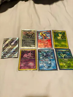 Pokemon TCG Black Star Promo Holo 7-Card Lot Glaceon EX Umbreon BW90 BW92 BW87 - Image 1
