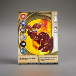 Bakugan Battle Brawlers Partners Gold 🥇Gate Card Dragonoid Griffon 3/15a - Image 1