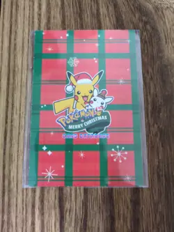 Mario Pikachu Gold Holo Pokemon 2024 Card Database Merry Christmas Peru - Image 2