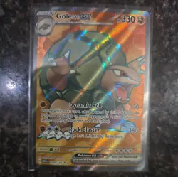Pokemon Golem EX Holo Ultra Rare Card 189/165 Scarlet & Violet 151 NM - Image 1