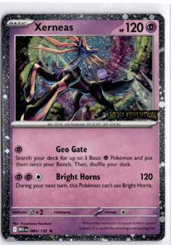 Xerneas (Mega Evolution Stamped) NM, Miscellaneous Cards & Products 064/132 - Image 1