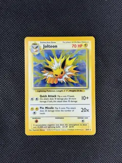 Jolteon 4/64 No Symbol Jungle Set - Holo Pokemon Card - NM - Image 2
