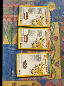 Pokemon TCG Ancient Mew Movie Promo Sealed with the 3 legendary bird cards - Image 4