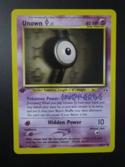 UNOWN I POKEMON CARD 1ST EDITION 68/75 NEO DISCOVERY NON HOLO NEVER PLAYED NM- - Image 1