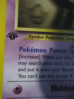 UNOWN I POKEMON CARD 1ST EDITION 68/75 NEO DISCOVERY NON HOLO NEVER PLAYED NM- - Image 2