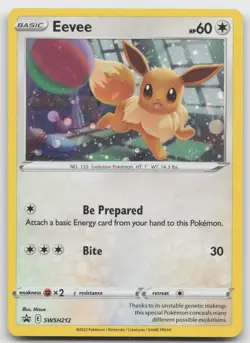 Eevee Holo SWSH: Sword & Shield Promo Cards SWSH212 NM - Image 1
