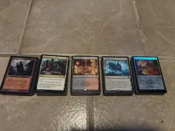 Magic The Gathering Bulk Lot. (236 Cards). Dual/utility lands - Image 1