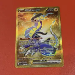 Pokemon TCG Miraidon EX Scarlet Violet Base Set Hyper Rare Card 253/198 Gold - Image 1