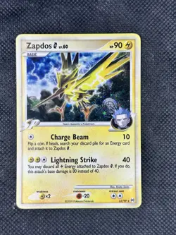 Zapdos G 12/99 Rare Platinum Arceus Holo Pokemon Card Pokemon TCG - LP - Image 2