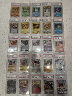 Promo Card Pack 25th Anniversary Edition Holo (Japanese) PSA10 complete set - Image 1