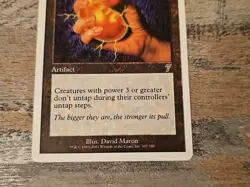 Magic the Gathering MTG Meekstone #307/350 Artifact 7th Edition Card 2001 LP - Image 3