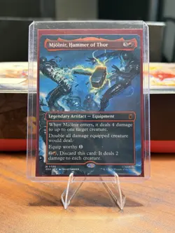 Mjolnir, Hammer of Thor Borderless Non-Foil - NM / Unplayed - MSH EN M 0339 - Image 1
