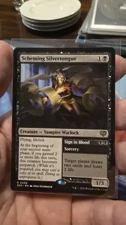 Scheming Silvertongue Secrets of Strixhaven Regular - Image 1