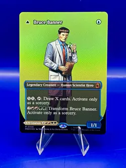 Bruce Banner - Transform Mythic - MTG Marvel Super Heroes #0359 - Image 1