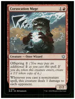 Coruscation Mage 131 Uncommon Bloomburrow Magic: The Gathering Near Mint - Image 1