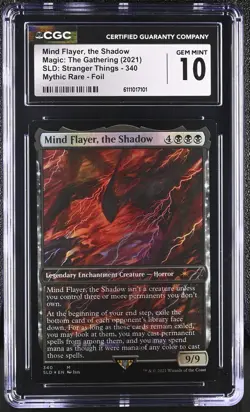 MIND FLAYER, THE SHADOW Secret Lair Foil Mythic CGC 10 MTG Stranger Things - Image 1