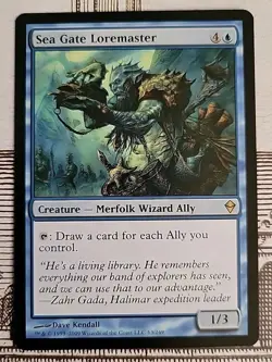 MTG Sea Gate Loremaster x1 NM ~Zendikar (Magic the Gathering)*Free Shipping* - Image 1